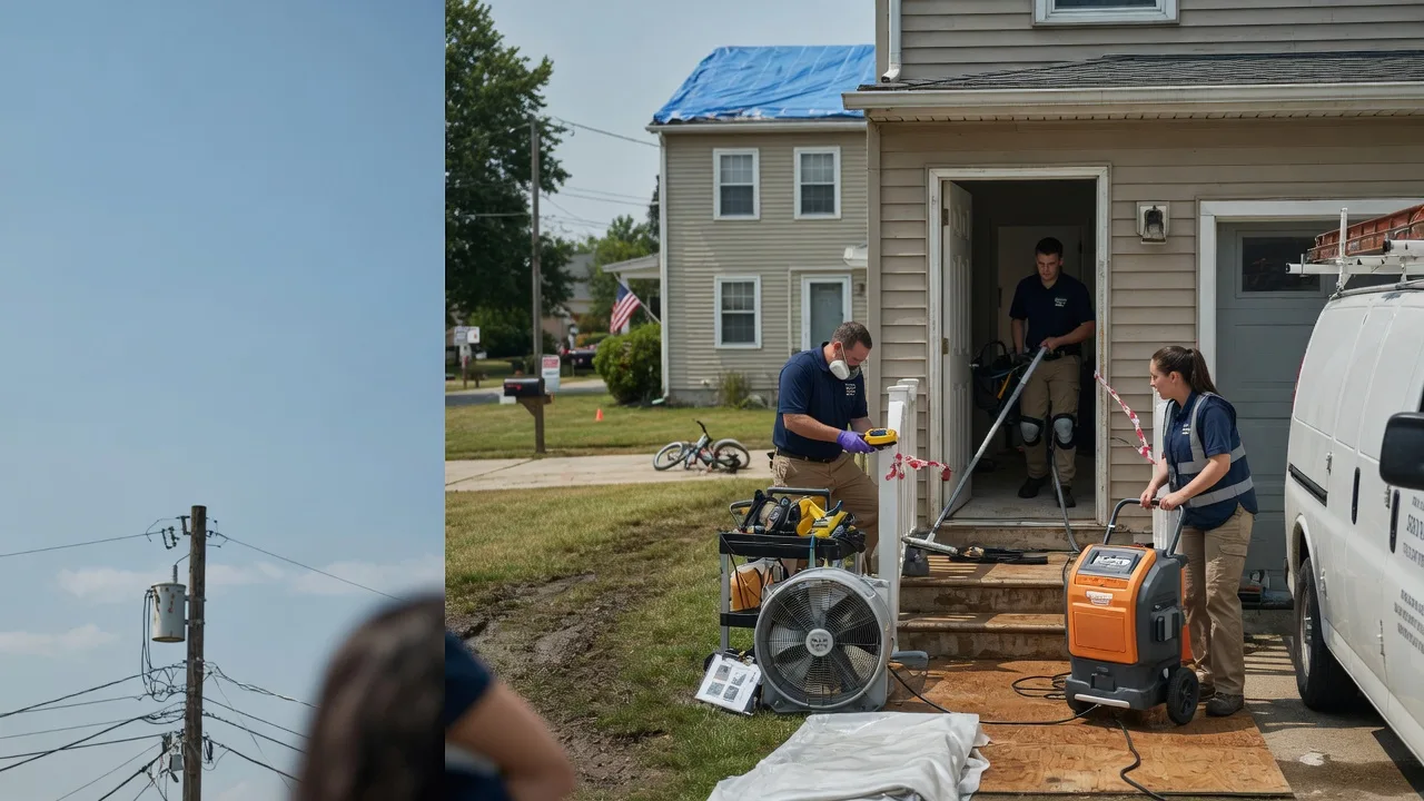 Water Damage Repair in Bellefontaine, OH near me